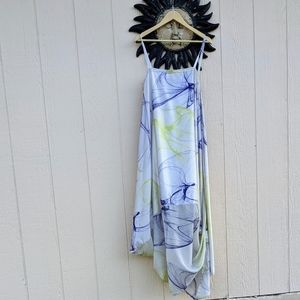 Mara Mac Spaghetti Strap Bubble Abstract Dress